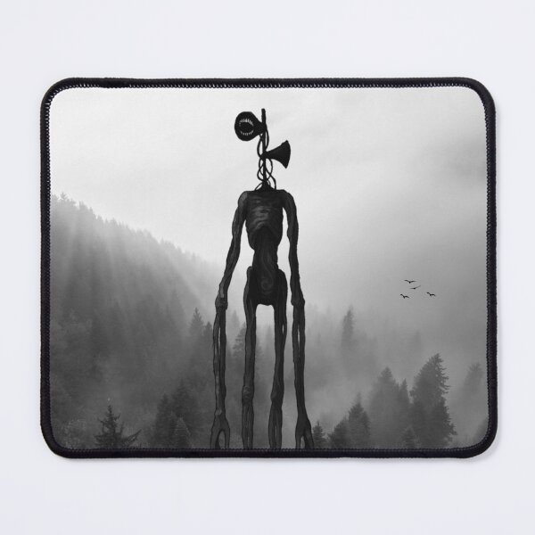 Item preview, Siren head in pine forest mountain black backpack designed and sold by Nishad4.