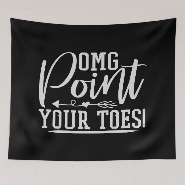 Item preview, Point Your Toes - Cute Girly Ballet Dancer Design Gift Idea For Ballerina designed and sold by Prince - Bestseller ★★★★★.