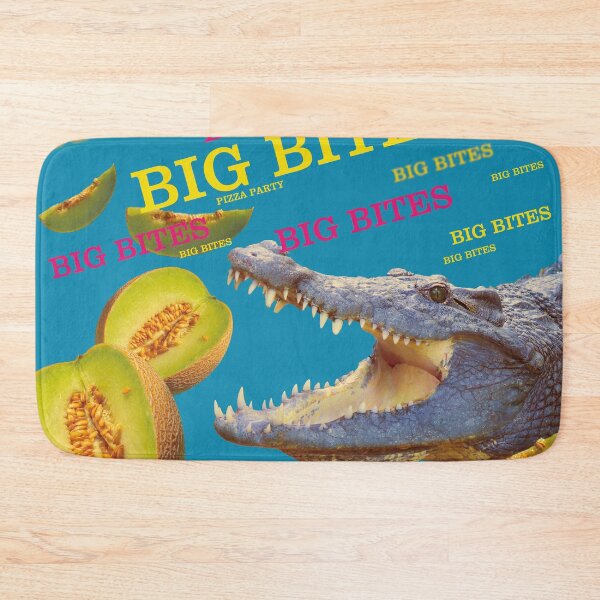 Item preview, Crocodile, hungry alligator eats fruit designed and sold by Mauswohn.
