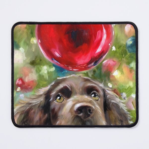 Item preview, "Wish" Boykin Spaniel Puppy Christmas Ornament original oil painting designed and sold by marysparrowart.