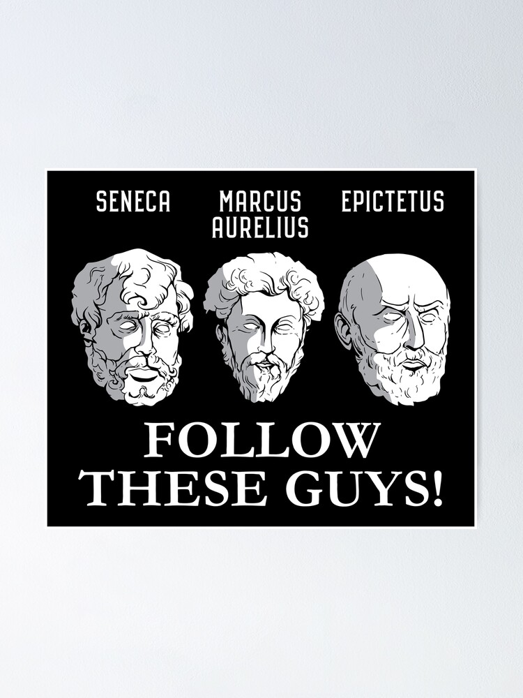 "Stoics Seneca Marcus Aurelius Epictetus Stoic Philosophers Busts