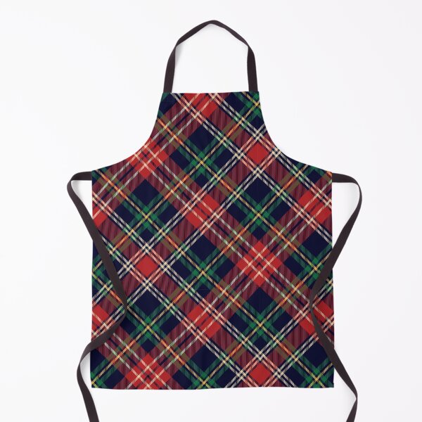 Item preview, Red, Green, Gold and Black Christmas Plaid Pattern designed and sold by BigAl3D.