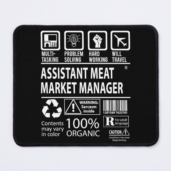 Item preview, Assistant Meat Market Manager T Shirt - MultiTasking Certified Job Gift Item Tee designed and sold by killingworthhi.