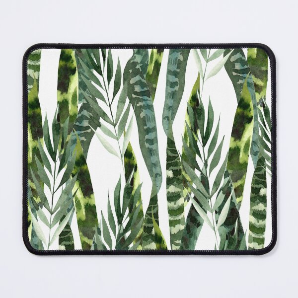 Item preview, Exotic house plant leaves pattern designed and sold by PG Illustration.