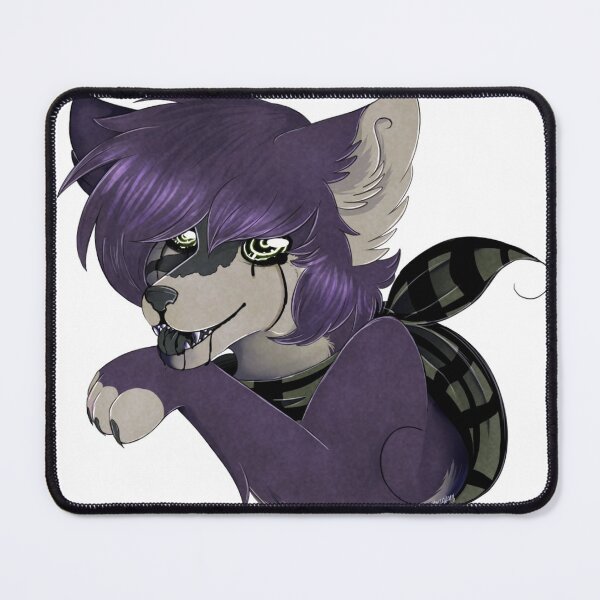 Item preview, Smirking purple wolf with running eyes designed and sold by Kristoffersson.