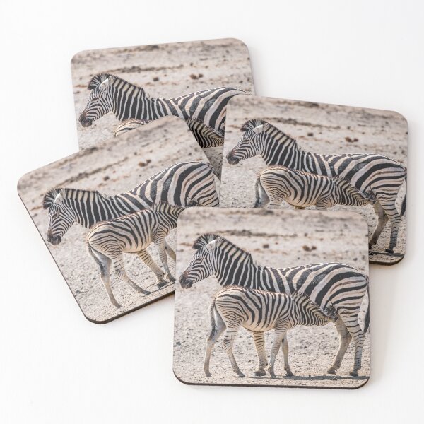 Item preview, Zebra foal nursing, Namibia designed and sold by Lyl Dil Creations.