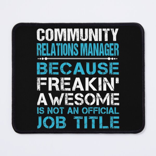 Item preview, Community Relations Manager T Shirt - Freaking Awesome Job Gift Item Tee designed and sold by oetate4774.