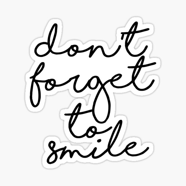 Inspirational Art Don\'t Forget To Smile Printable Quote Nursery ...