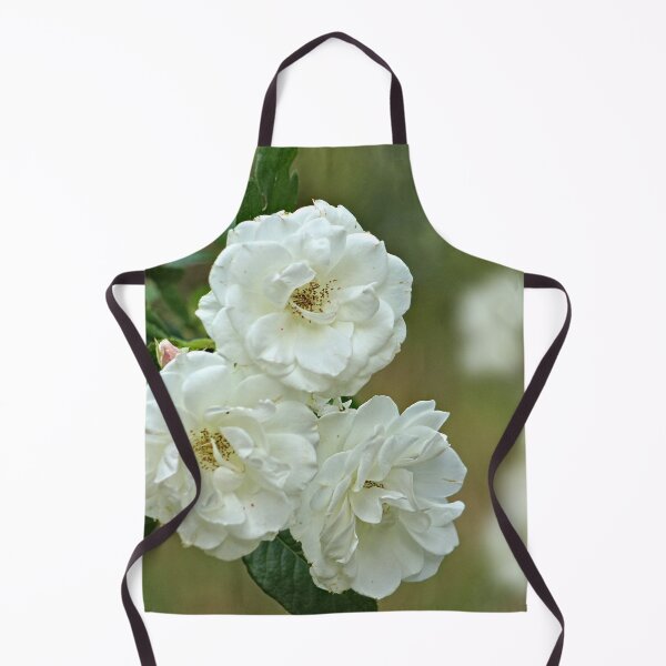 Item preview, White Summer Damask Roses Branch designed and sold by worldways.