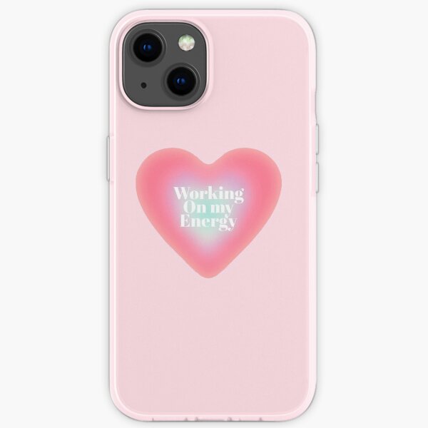 Aura heart| Working on my energy   iPhone Soft Case