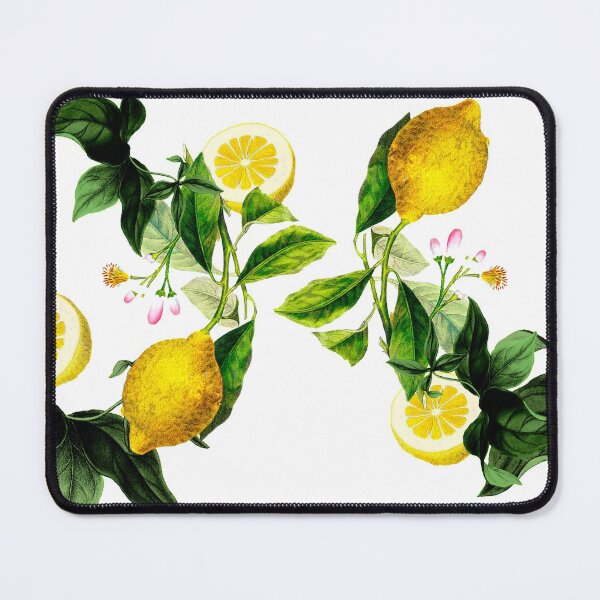 Item preview, Lemon and blossom pattern designed and sold by PG Illustration.