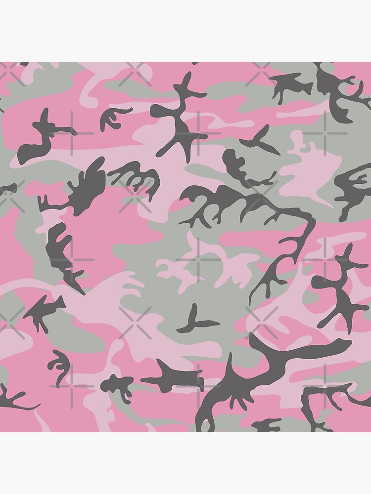 Green Pink Camo Camouflage Design | Art Board Print