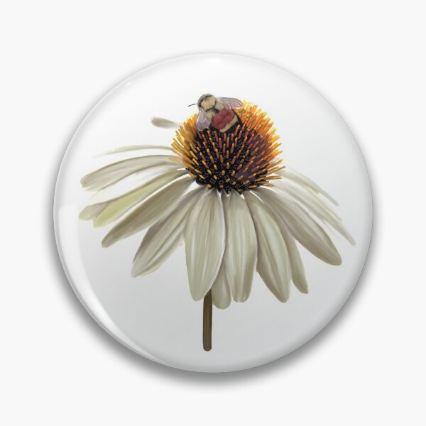 Item preview, Bumble Bee on Echinacea designed and sold by Wondersofwhimsy.