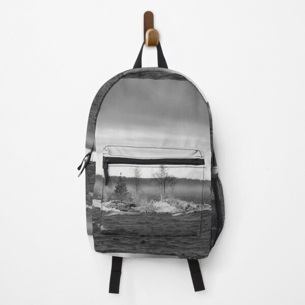 Item preview, El islote helado en Nasijarvi bw designed and sold by Jouko Lehto Photography.