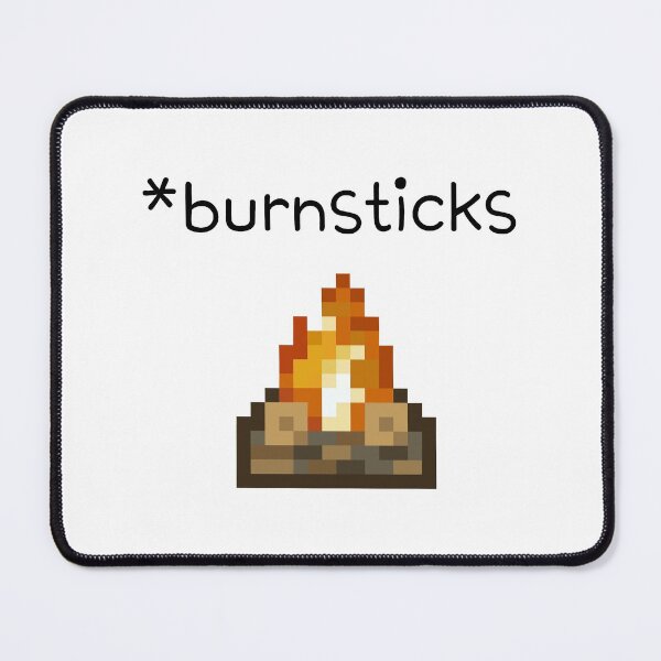 Item preview, Burnsticks Hermit Challenges Mumbo Jumbo Hermitcraft Minecraft designed and sold by AmazingAmateur.