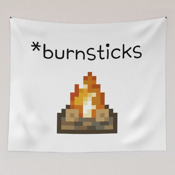 Item preview, Burnsticks Hermit Challenges Mumbo Jumbo Hermitcraft Minecraft designed and sold by AmazingAmateur.