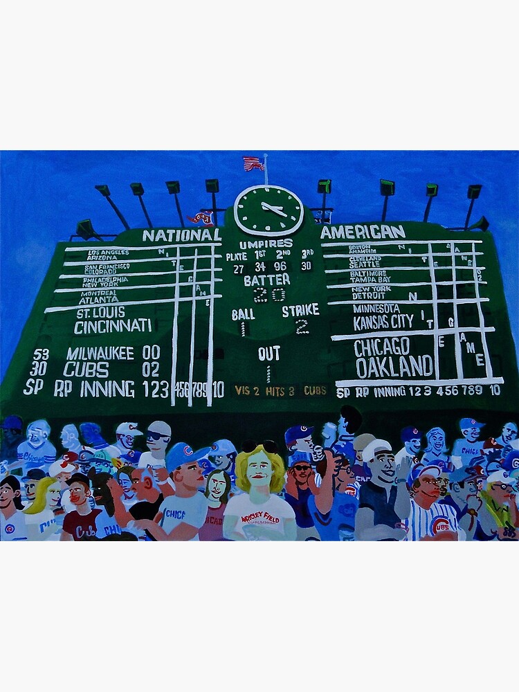 Chicago Cubs / Wrigley Field Scoreboard Clock Patch