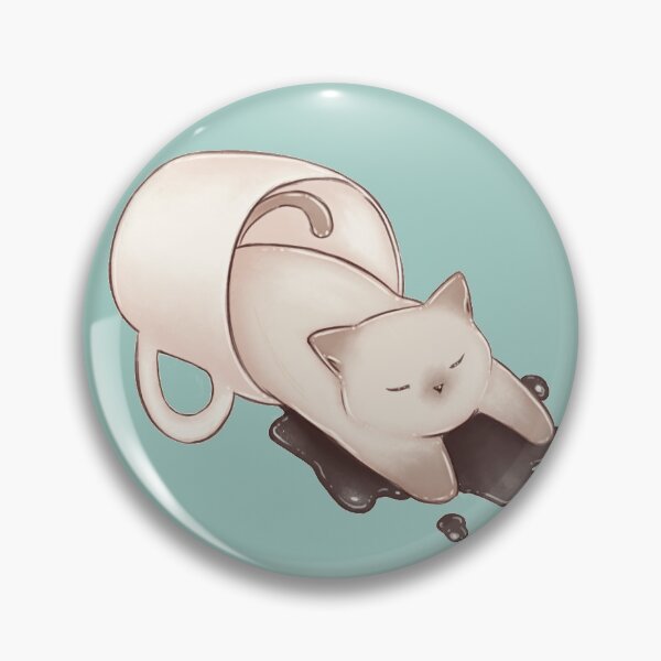 Item preview, Spilled coffeee cat designed and sold by Denise, Denisn't.