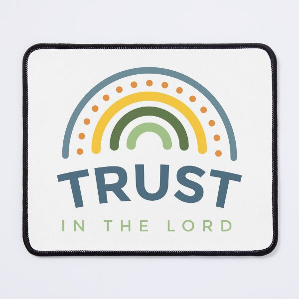 Item preview, Retro Rainbow Trust in the Lord Scripture Design 2022 Youth theme designed and sold by LoftyJDesign.