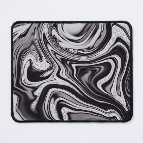 Item preview, Groovy 70s style Marble Swirls in Black and White designed and sold by lucybrownlane.