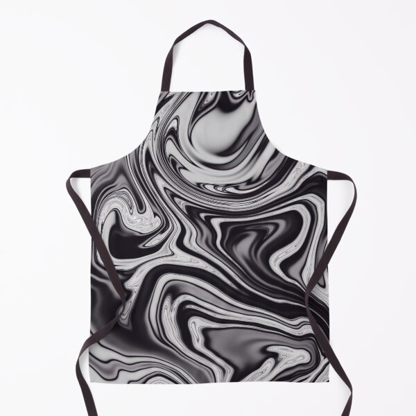 Item preview, Groovy 70s style Marble Swirls in Black and White designed and sold by lucybrownlane.