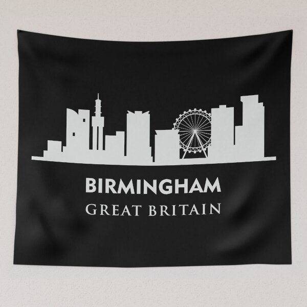 Item preview, United Kingdom - Great Britain Cities - Birmingham City Tour Skyline designed and sold by RetComly.