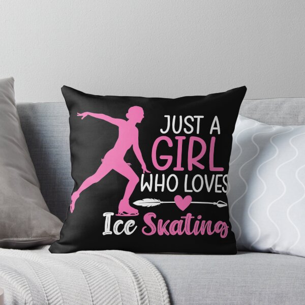Item preview, Just A Girl Who Love Ice Skating Cute Style designed and sold by CREATIVE-TEE.