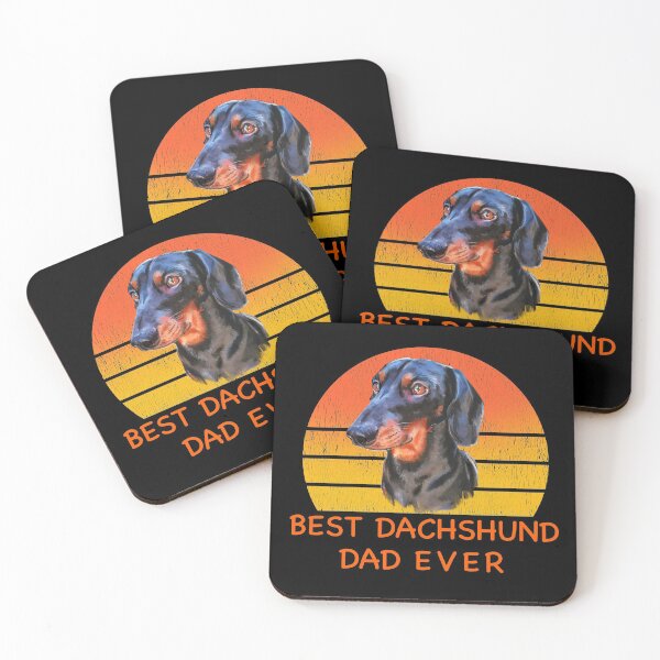 Item preview, Best dachshund sausage wiener dog dad ever designed and sold by PG Illustration.