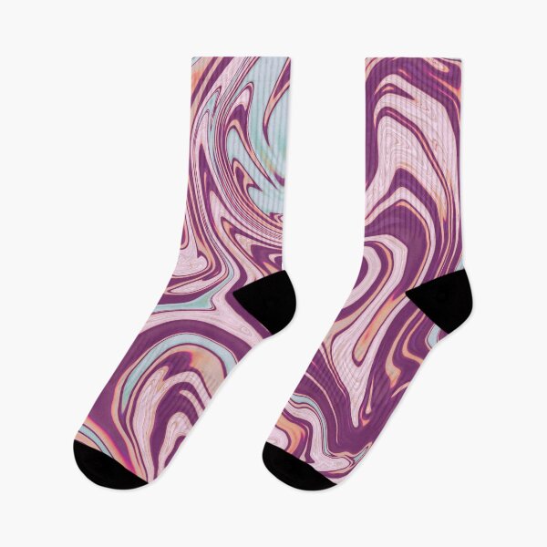 Item preview, Groovy 70s style Marble Swirls in Orange Maroon and Blue designed and sold by lucybrownlane.