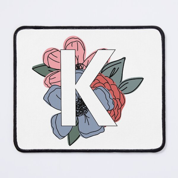Item preview, Floral Monogrammed K designed and sold by meid designs.