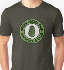 Green Potato Chip Survivor's Club Unisex T-Shirt