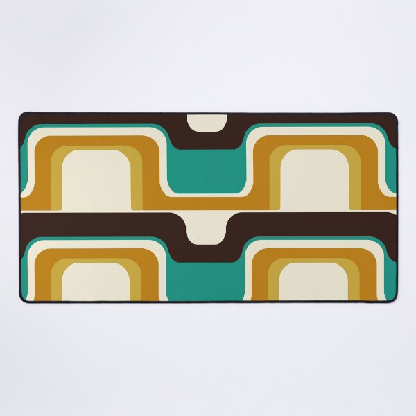 Item preview, Mid-Century Modern Meets 1970s Teal designed and sold by MonstersMashU.