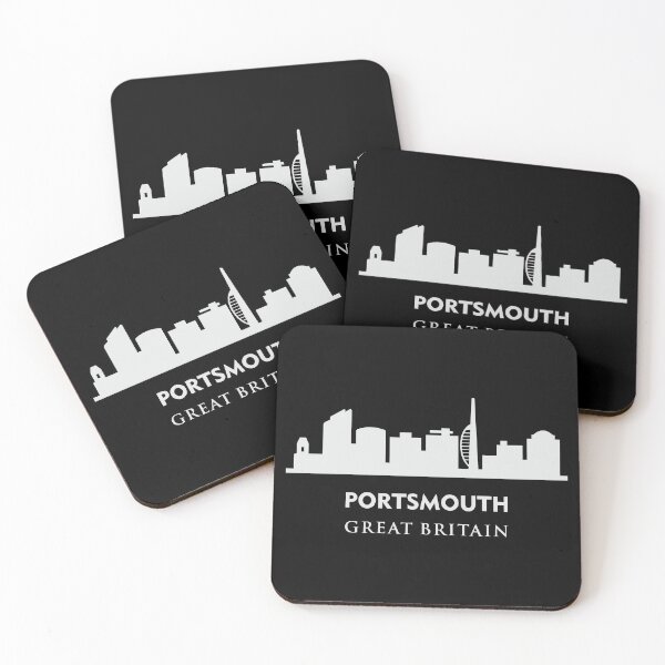 Item preview, United Kingdom - Great Britain Cities - Portsmouth City Tour Skyline designed and sold by RetComly.