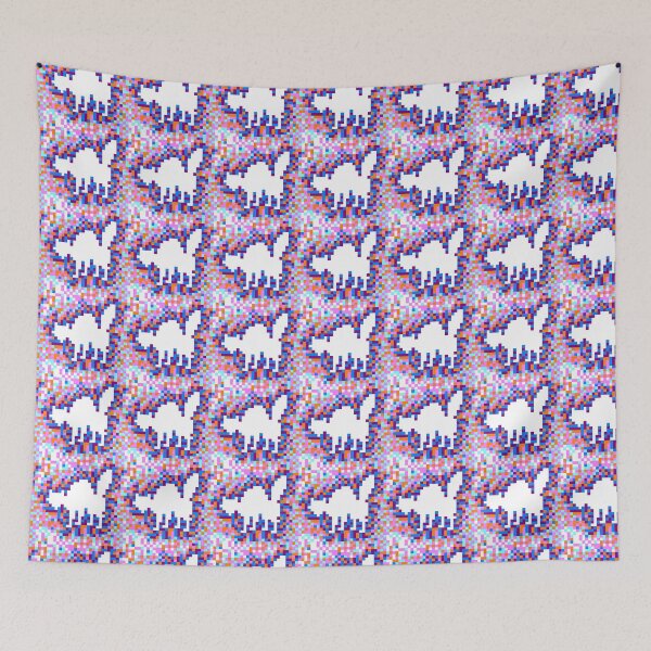 Item preview, Angry cat pixel art designed and sold by MercrediCanon.