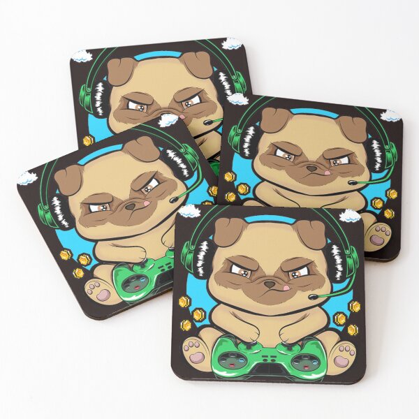 Item preview, Gamer Pug Gaming Pugs Video Game Gift designed and sold by FranLewis.