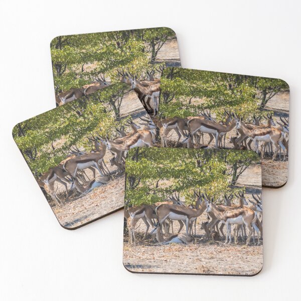 Item preview, A herd of springboks, Namibia designed and sold by Lyl Dil Creations.