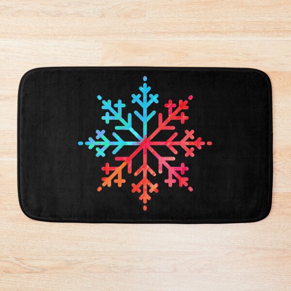Item preview, Colorblocked Snowflake Art designed and sold by SYNTASTIC.