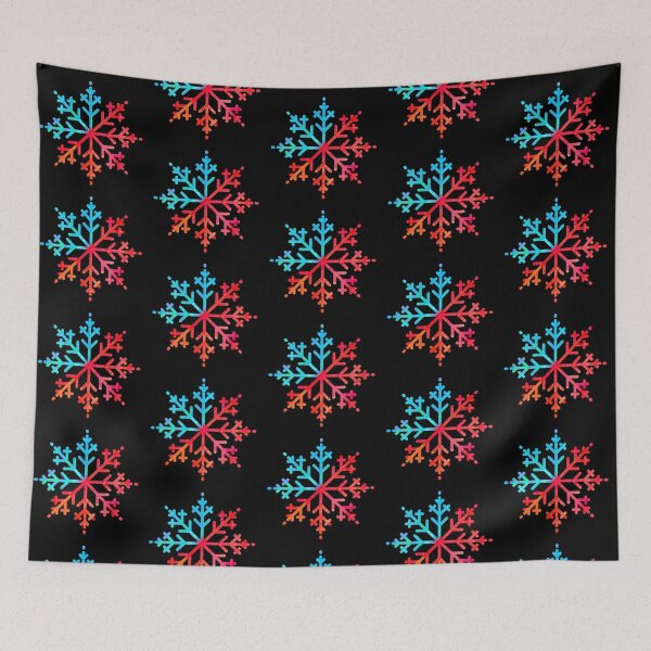 Item preview, Colorblocked Snowflake Art designed and sold by SYNTASTIC.