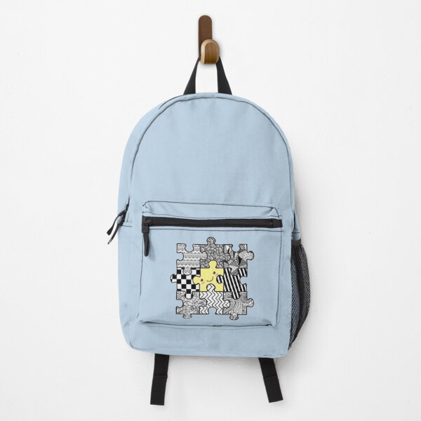 Item preview, Black & White Jigsaw Puzzle with a cute colored one designed and sold by BrainChaos.