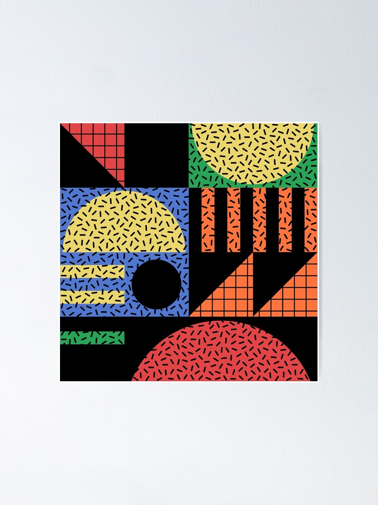 Memphis Style Geometric 722