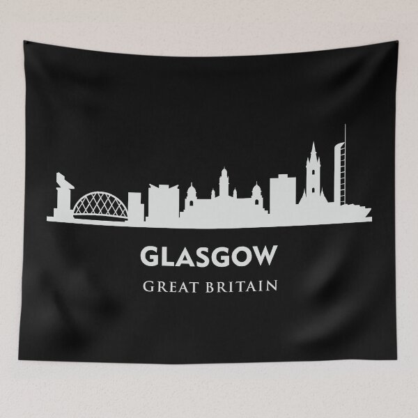 Item preview, United Kingdom - Great Britain Cities - Glasgow City Tour Skyline designed and sold by RetComly.