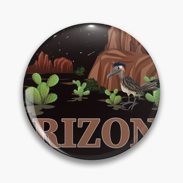 Artikelvorschau, Arizona Roadrunner Retro Boho Wüstenkaktus entworfen und verkauft von FranLewis.
