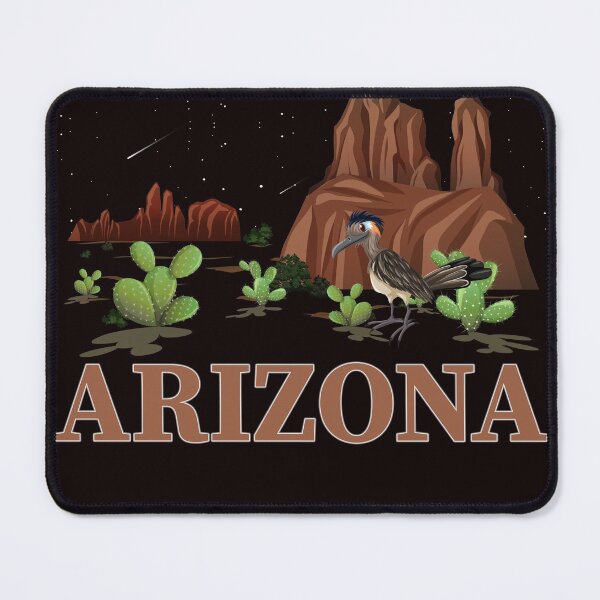 Item preview, Arizona Roadrunner Retro Boho Desert Cactus designed and sold by FranLewis.