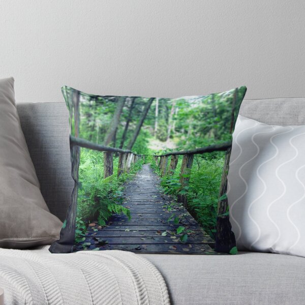 Item preview, Puente de madera en el bosque designed and sold by aquapixel.
