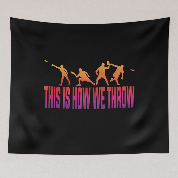 Item preview, This Is How We Throw Disc Golf Style Frisbee Golf Players, Frisbee Golf  designed and sold by YAHIA-14.