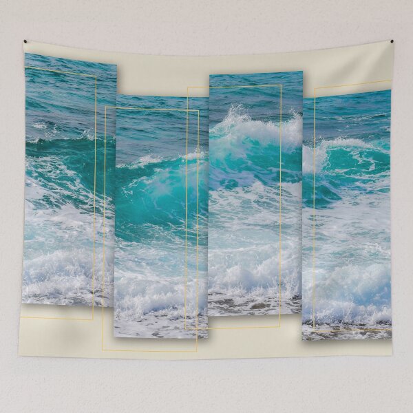 Item preview, Enticing Ocean Waves Crashing on the Beach designed and sold by BigAl3D.