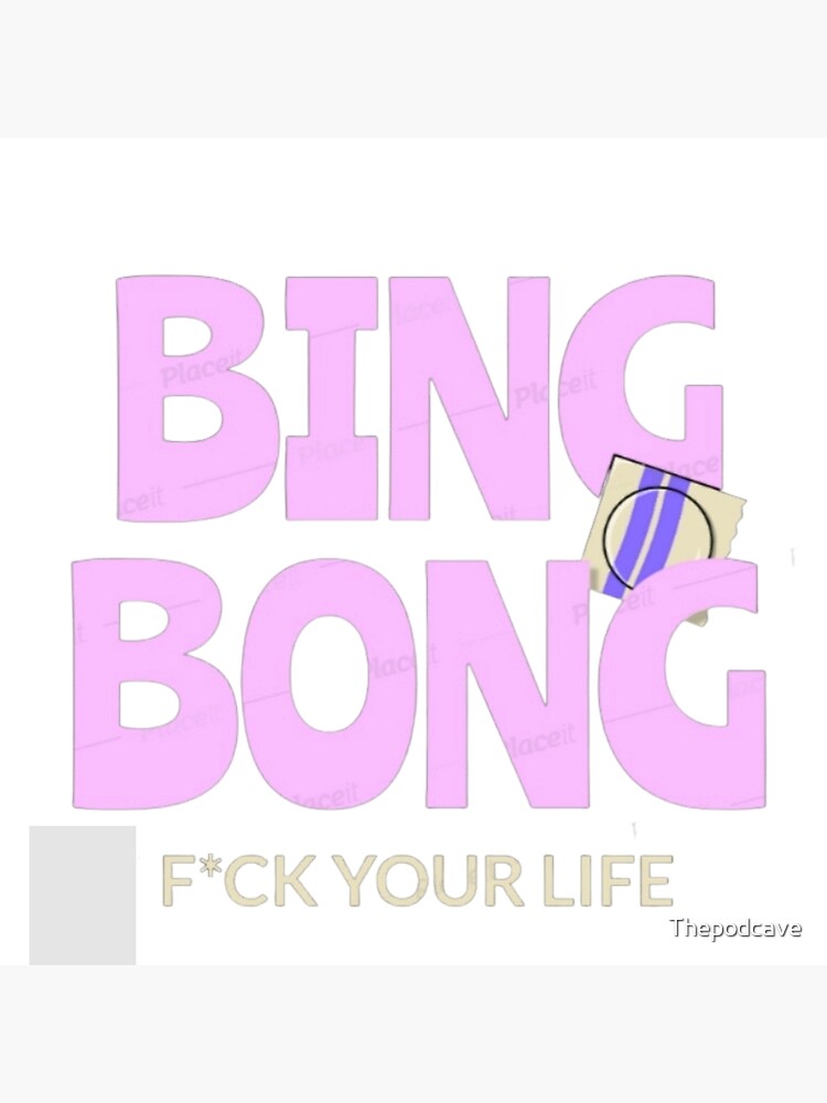 "Bing Bong tik tok memes 202w" Poster for Sale by Thepodcave | Redbubble