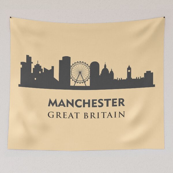 Item preview, United Kingdom - Great Britain Cities - Manchester City Tour Skyline designed and sold by RetComly.