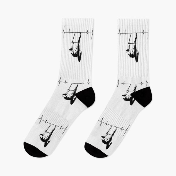 Item preview, Flying Trapeze Artist Circus Gymnastics Heartbeat Pulse designed and sold by CuteDesigns1.