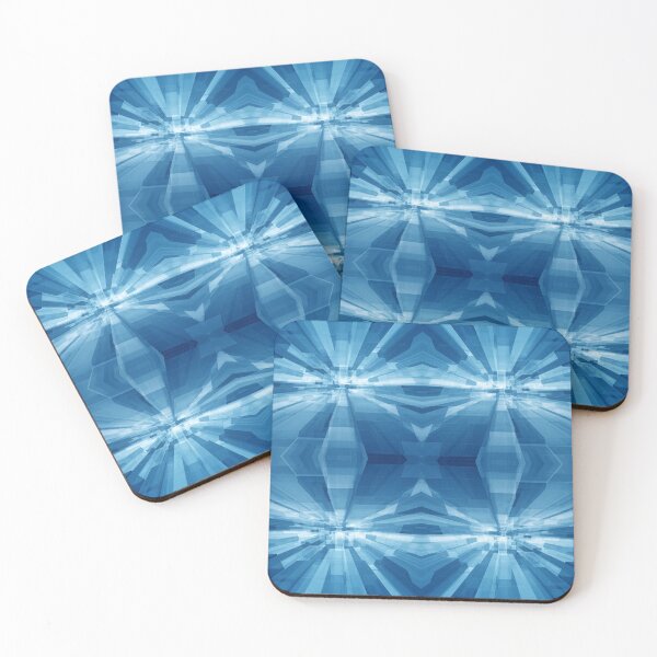 Item preview, Blue Light Burst Seamless Pattern designed and sold by Designs By YL.